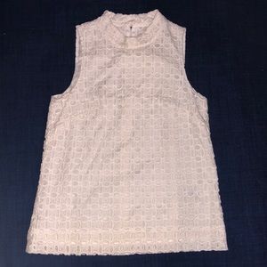J.Crew Eyelet Sleveless Top